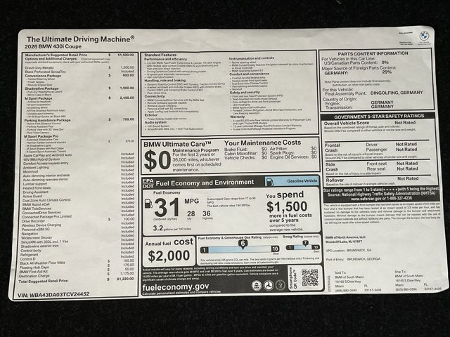 2026 BMW 4 Series 430i - Photo 63