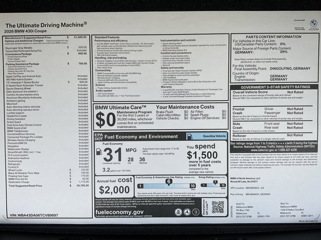 2026 BMW 4 Series 430i - Photo 65