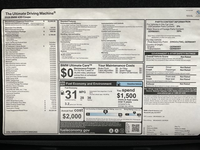 2026 BMW 4 Series 430i - Photo 61
