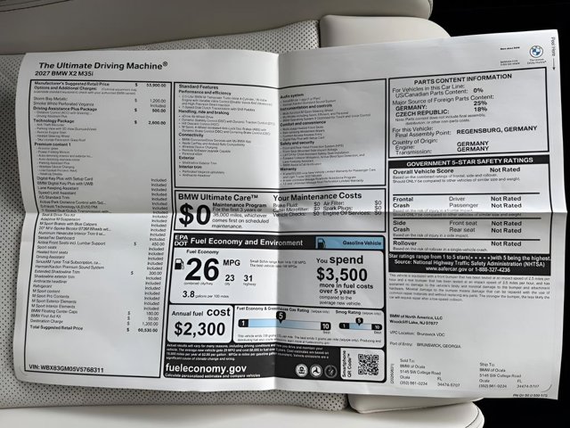 New 2027 Storm Bay Metallic BMW M35i image 28