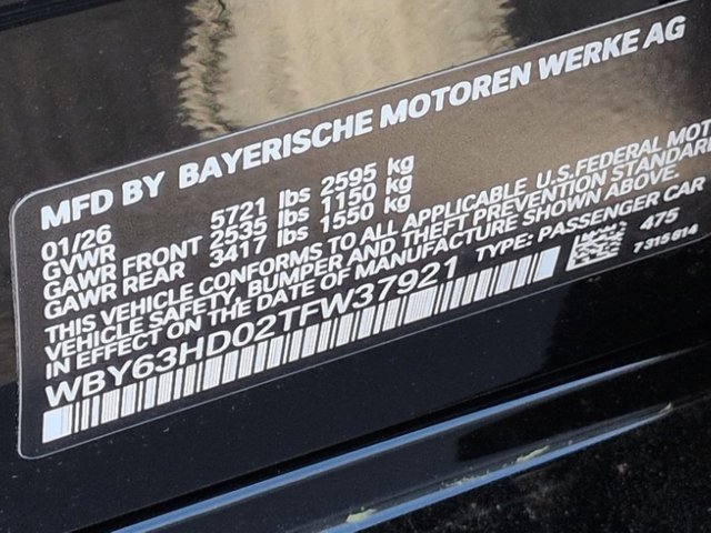 New 2026 Black Sapphire Metallic BMW eDrive40 Gran Coupe image 35