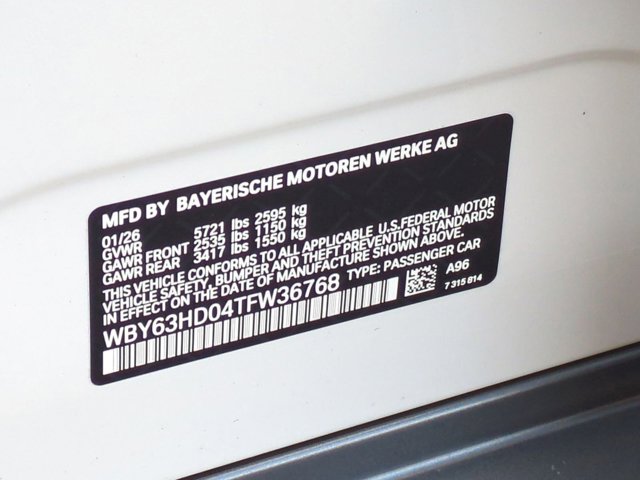 New 2026 Mineral White Metallic BMW eDrive40 Gran Coupe image 34